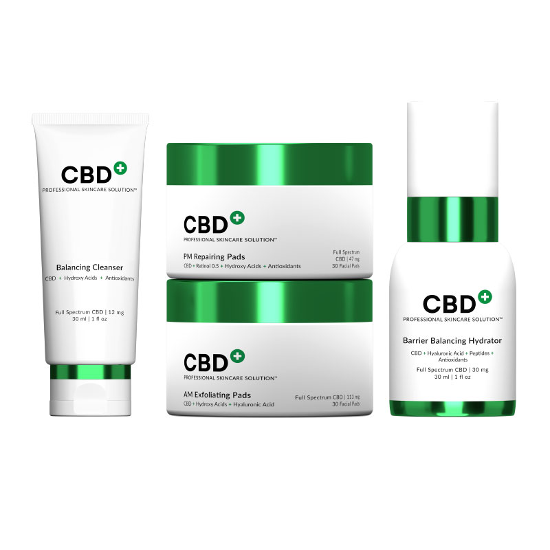 CBD Plus skincare products image